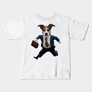 Corporate Canine: The Hustling Hound Kids T-Shirt